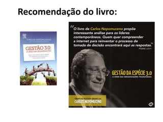 Recomendação do livro:
 