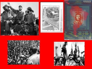 6º Medidas adotadas após a vitória da revolução Nacionalização de terras e empresas estrangeiras. Reforma agrária com expropriação dos grandes proprietários e redistribuição entre os camponeses pobres.Expropriação  da grande burguesia, passando para controle do estado.Adoção do modelo soviético.