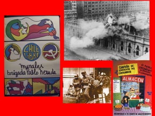 6º Medidas adotadas após a vitória da revolução Nacionalização de terras e empresas estrangeiras, sobretudo, o cobre. Reforma agrária com expropriação dos grandes proprietários e redistribuição entre os camponeses pobres.Expropriação  da grande burguesia, passando para controle do estado.Após a derrota da revolução pelo golpe militar em 1973 implementou-se uma ditadura que promoveu uma gigantesca repressão ao movimento socialista e aplicou medidas neoliberais.