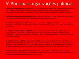 Poucas posses coloniais- Economia de guerra (racionamento de alimentos, inflação, aumento do desemprego, grande produção de material bélico)