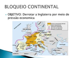 OBJETIVO: Derrotar a Inglaterra por meio de
pressão economica
 
