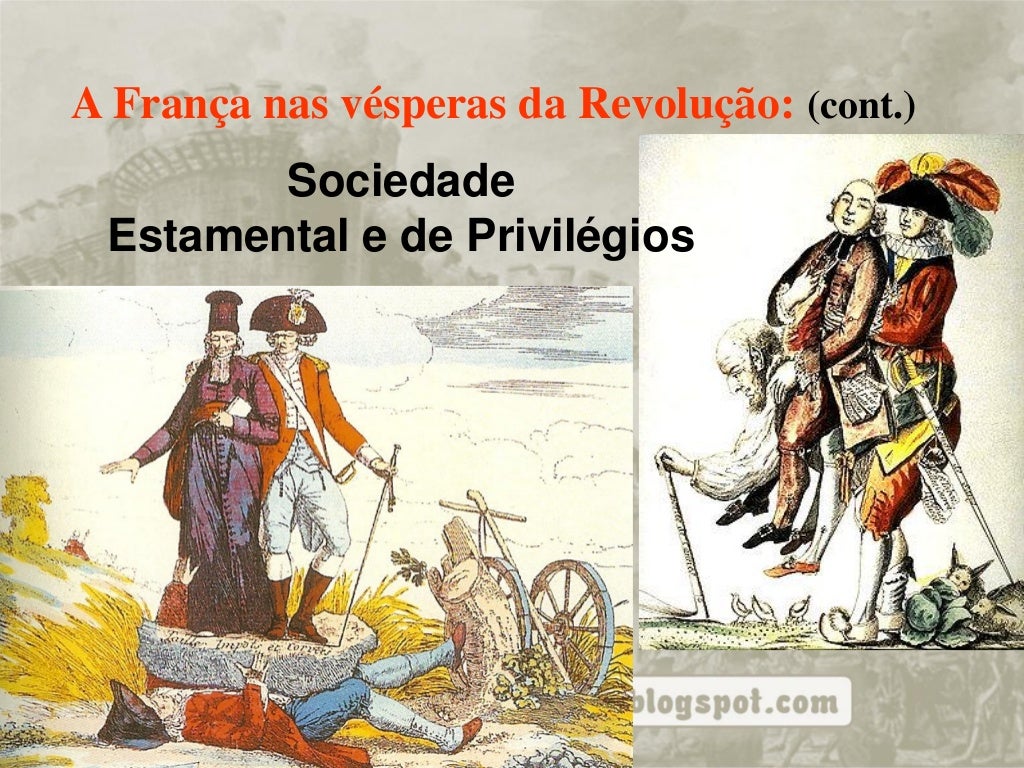 A Sociedade Durante A Revolução Francesa Era Cruzadinha