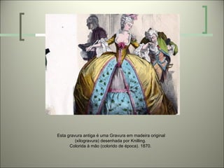 Esta gravura antiga é uma Gravura em madeira original
         (xilogravura) desenhada por Knilling.
      Colorida à mão (colorido de época). 1870.
 