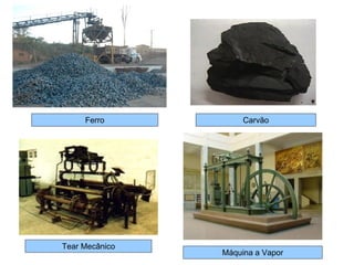 Tear Mecânico Ferro Máquina a Vapor Carvão 