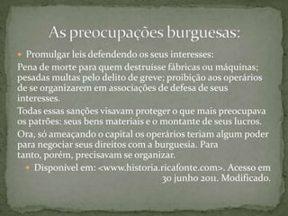 Um dia na fábrica...