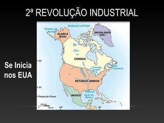 2ª REVOLUÇÃO INDUSTRIAL
Se Inicia
nos EUA
 