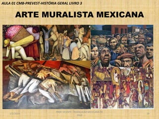 AULA 01 CMB-PREVEST-HISTÓRIA GERAL LIVRO 3

ARTE MURALISTA MEXICANA

1/2/2014

PROF VICENTE - REVOLUÇÃO MEXICANA DE
1910

24

 