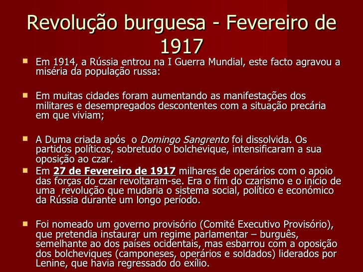 Com Base Nesse Texto A Revolução Russa Se Baseou Na