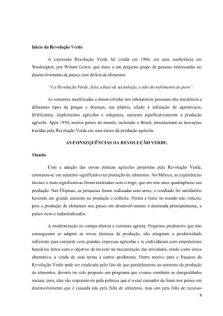 Revolução verde ketlen | DOCX