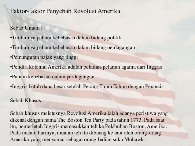 Revolusi Amerika Revolusi Amerika
