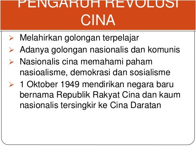 Revolusi Cina Revolusi Cina