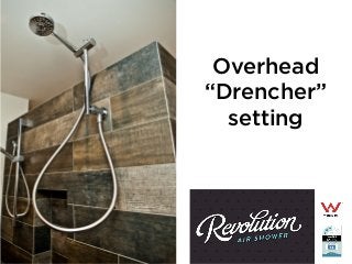Overhead
“Drencher”
setting