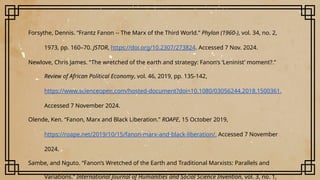 Revolution and Class Struggle_ Marxism in ‘The Wretched of the Earth’.pptx