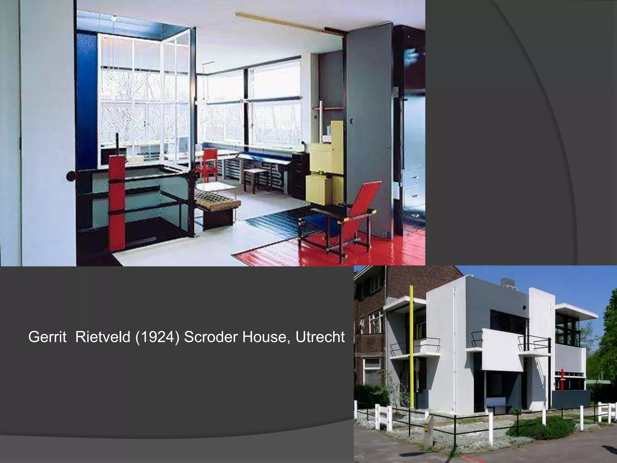 Gerrit  Rietveld (1924) Scroder House, Utrecht