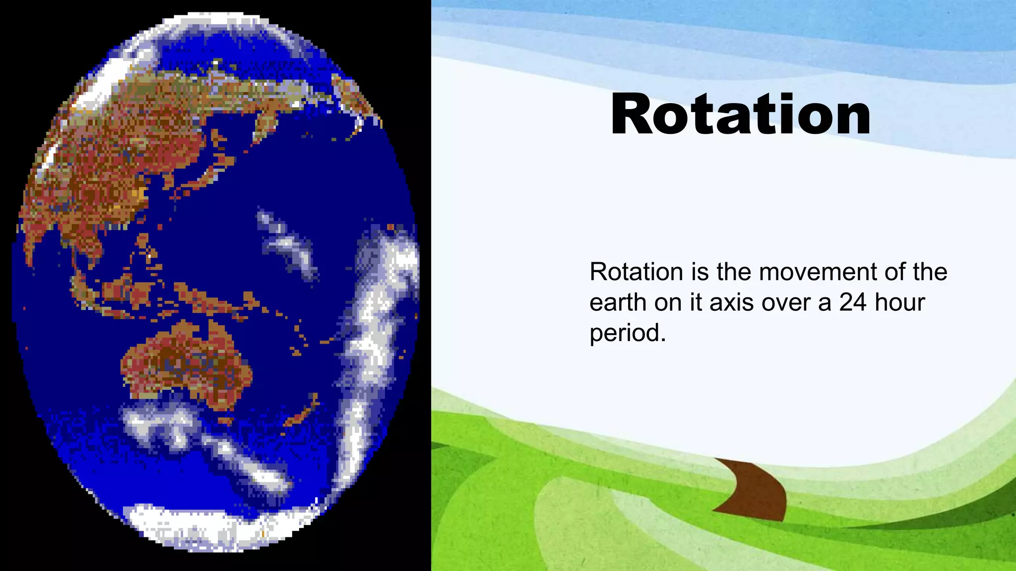 Revolution and rotation | PPTX | Geography | Science