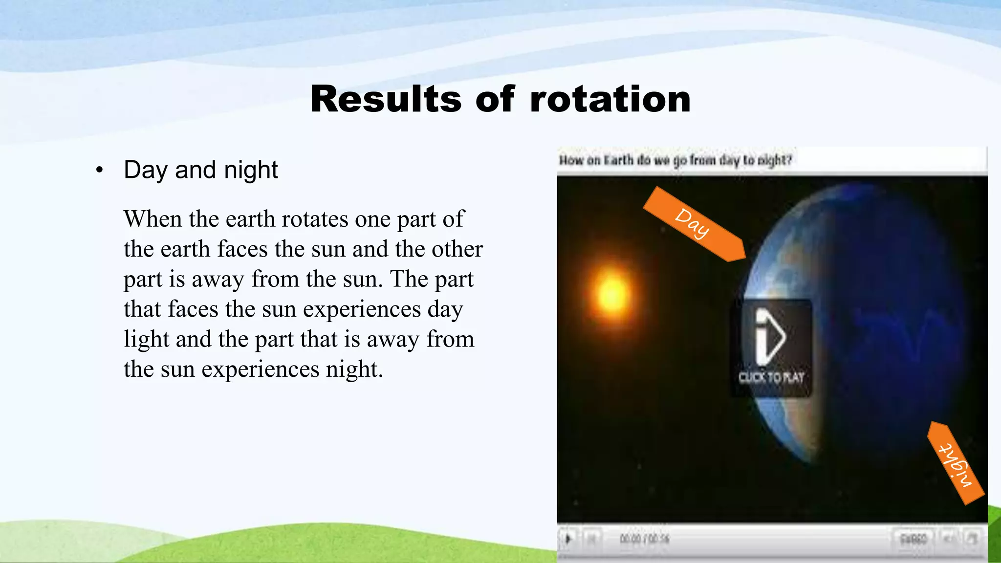 Revolution and rotation | PPTX | Geography | Science