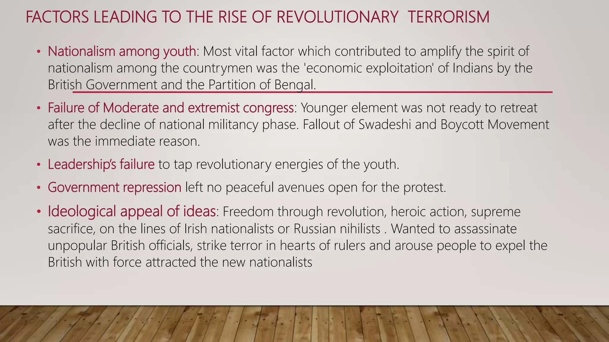 Revolutionary Nationalism in India