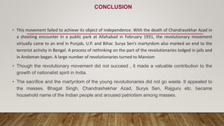 Revolutionary Nationalism in India
