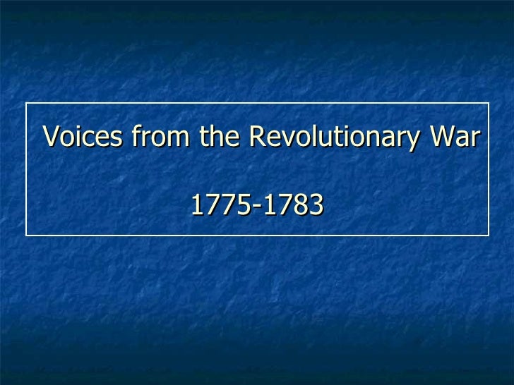 Revolutionary War Famous Quotes