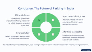 Stack Parking System for Efficient Urban Parking | PPTX