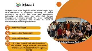 Revolutionising Agriculture A Look Back at Ninjacart Hackathon. | PDF