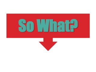 So What?
 