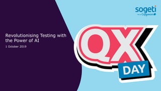 Revolutionising Testing with the Power of AI - Deepa Mamtani, Pillay ...