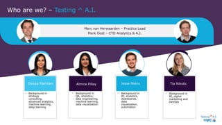 Revolutionising Testing with the Power of AI - Deepa Mamtani, Pillay ...