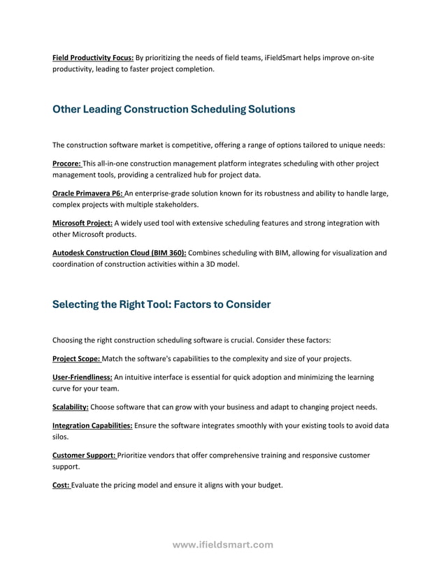 Revolutionizing construction management a deep dive into the best
