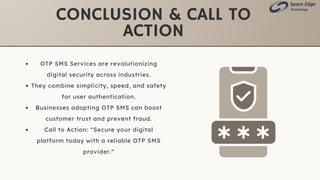 Revolutionizing Digital Security through OTP SMS Services.pdf