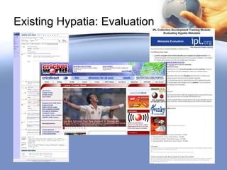 Existing Hypatia: Evaluation
 