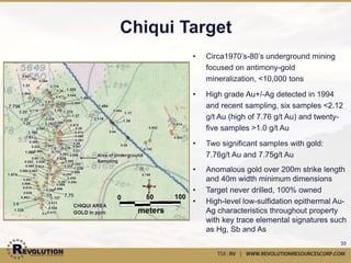 Capital Snapshot
Completed IPO Q2 2010
Issued & Outstanding:                      89,740,790   Working Capital:                       $7,000,000
Options                                     5,655,000   Management Ownership:                 Approx. 14%
Warrants:                                  15,086,575   Institutional Ownership:              Approx. 65%
Fully Diluted:                            110,482,365   Average Daily Volume (3 months):         ~150,000




*Cash position and share structure reflective of        Analyst Coverage
April 3rd, 2012 closing                                 Don Blyth (416) 360-3461 | Paradigm Capital, Toronto, ON, Canada
                                                        Joe Mazumdar (604) 697-7100 | Haywood Securities, Vancouver, BC, Canada
                                                                                                                              33
 