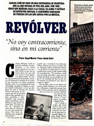 Revolver (Carlos Goñi). 2 artículos (2000 y 1996)
