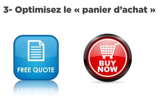 3- Optimisez le « panier d’achat »
 