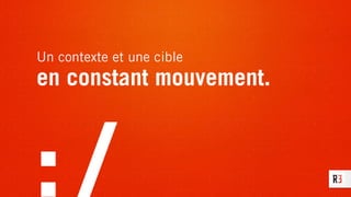 Un contexte et une cible
en constant mouvement.
: /
 