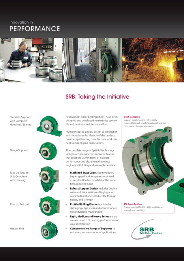 Revolvo Split Roller Bearings PDF