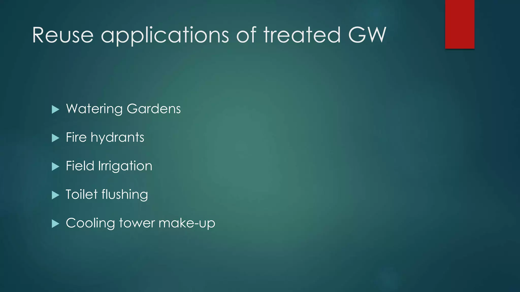 GREY WATER RECYCLING SYSTEM | PPTX