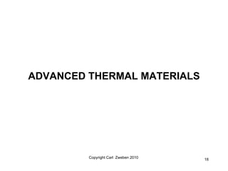 Overview of Advanced Thermal Materials | PDF