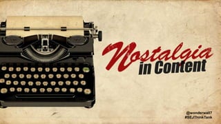 @wonderwall7
#SEJThinkTank
 