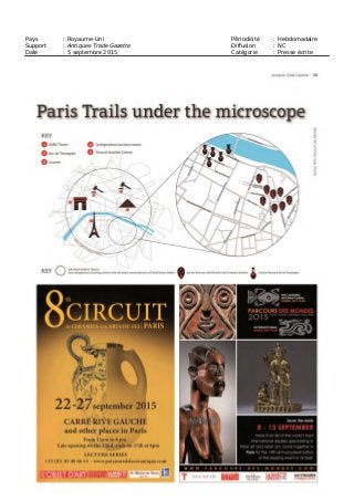 Pays : Royaume-Uni Périodicité : Hebdomadaire
Support : Antiques Trade Gazette Diffusion : NC
Date : 5 septembre 2015 Catégorie : Presse écrite
 