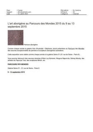 Pays : France Périodicité : En Continu
Support : Détoursdesmondes.typepad.fr Diffusion : NC
Date : 14 juillet 2015 Catégorie : Internet
 