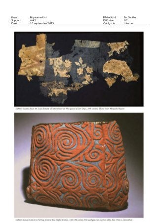 Pays : Royaume-Uni Périodicité : En Continu
Support : HALI Diffusion : NC
Date : 10 septembre 2015 Catégorie : Internet
 