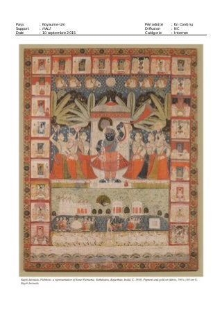 Pays : Royaume-Uni Périodicité : En Continu
Support : HALI Diffusion : NC
Date : 10 septembre 2015 Catégorie : Internet
 