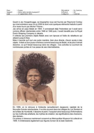 Pays : France Périodicité : En Continu
Support : Détoursdesmondes.typepad.fr Diffusion : NC
Date : 17 septembre 2015 Catégorie : Internet
 