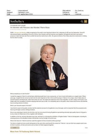 Pays : France Périodicité : En Continu
Support : Artsdaustralie.com Diffusion : NC
Date : 21 septembre 2015 Catégorie : Internet
 