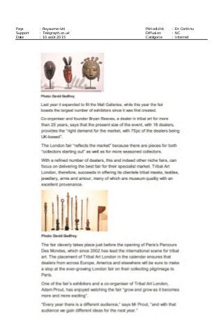 Pays : Royaume-Uni Périodicité : En Continu
Support : Telegraph.co.uk Diffusion : NC
Date : 10 août 2015 Catégorie : Internet
 