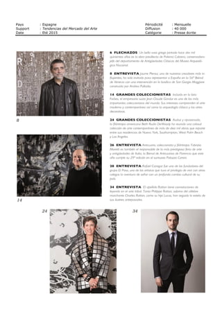 Date : 02/08 SEPT 15
Pays : France
Périodicité : Hebdomadaire
OJD : 31426
Page 1/1
TRIBALART 0585405400506Tous droits réservés à l'éditeur
Cl Parcours des mondes
Salon international des arts premiers Du 8 au
13 septembre Quartier Saint-Germam-des-
Pres (6e
) www parcours-des-mondes corn
CI Pez : joyeuse obsession
Street art Du 3 au 25 septembre Galerie
Celai. 45 rue St-Honore (1«) M° Les Halles
01 40 26 56 35 Tii sfLun, Mer Dim de 14h a 19h
 