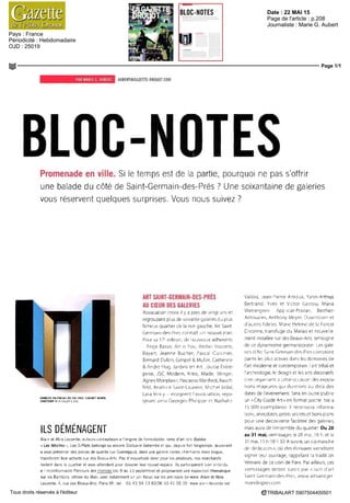Retombées presse 2015
Supports Dates Diffusion
Contact Presse
Julie Lécuyer & Lara Fatimi
16 rue des Saints-Pères 75007 Paris - France
T. +33 1 42 60 70 10 - www.colonnes.com - contact@colonnes.com
INTERNET
Lessourcesdelinfo.info 25 mai NC
Fr.artmediaagency.com 29 mai NC
Orientations.com.hk Juin NC
Artsdaustralie.com 23 juin NC
Artetcommunication.com 27 juin NC
Brunoclaessens.com (Belgique) 3 juillet NC
Détoursdesmondes.typepad.fr 4 juillet NC
Détoursdesmondes.typepad.fr 14 juillet NC
Artsdaustralie.com 15 juillet NC
Sortiraparis.com 2 août NC
Littleafrica.fr 8 août NC
Blouinartinfo.com (UK) 19 août NC
Expointhecity.com 23 août NC
Artetcommunication.com 24 août NC
Téléramasortir.fr 25 août NC
Blouinartinfo.com (UK) 26 août NC
Apollo-magazine.com (UK) 27 août NC
Fr.blouinartinfo.com 27 août NC
Lejournaldesarts.fr 3 septembre NC
Artkhade.com 3 septembre NC
Bfmbusiness.bfmtv.com 4 septembre NC
Blogs.votreargent.fr (Robin des Arts) 4 septembre NC
Msn.com 4 septembre NC
Portail.free.fr 4 septembre NC
Mensup.fr 5 septembre NC
Agenda.germainpire.info 7 septembre NC
Brunoclaessens.com (Belgique) 7 septembre NC
Connaissancedesarts.com 7 septembre NC
Connaissancedesarts.com 7 septembre NC
Artactu.com 8 septembre NC
Connaissancedesarts.com 8 septembre NC
Evene.lefigaro.fr 8 septembre NC
Jeuneafrique.com 8 septembre NC
 