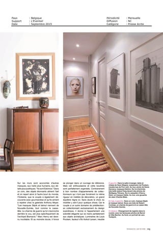 LE QUOTIDIEN DE L'ART
Date : 08 SEPT 15Pays : France
Périodicité : Quotidien Page de l'article : p.1
Page 1/1
TRIBALART 9986115400502Tous droits réservés à l'éditeur
Oi
LE
S^S
UOTIDIEN
DE
INDISCRETION
L'ESPACE CULTUREL
LOUIS VUITTON,
À PARIS, VA FERMER
P.5
MARDI 8 SEPTEMBRE 2015 NUMÉRO 894
RALPH RUGOFF
PRÉSENTE
LA 13E
BIENNALE
DE LYON
ART CONTEMPORAIN
ENQUÊTESURLEMARCHÉ
DE L'ART TRIBAL,
À L'HONNEUR
AU PARCOURS DES MONDES
DÉCODAGE
VISA POUR
L'IMAGE2015
DÉCERNE SES PRIX
PHOTOJOURNALISME
WWW.LEQUOTIDIENDELART.COM 2 euros
13e
biennale
dè lyon
 