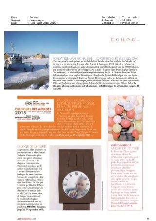 Volume 2 – Presse étrangère
 